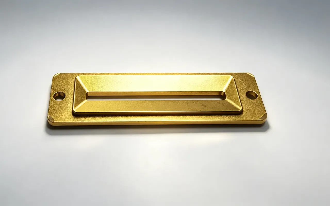 Gold decorative cover plate