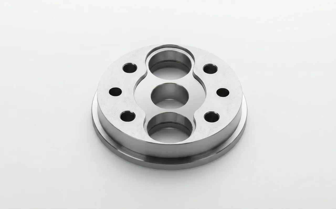 8-hole hydraulic flange with kidney cavities