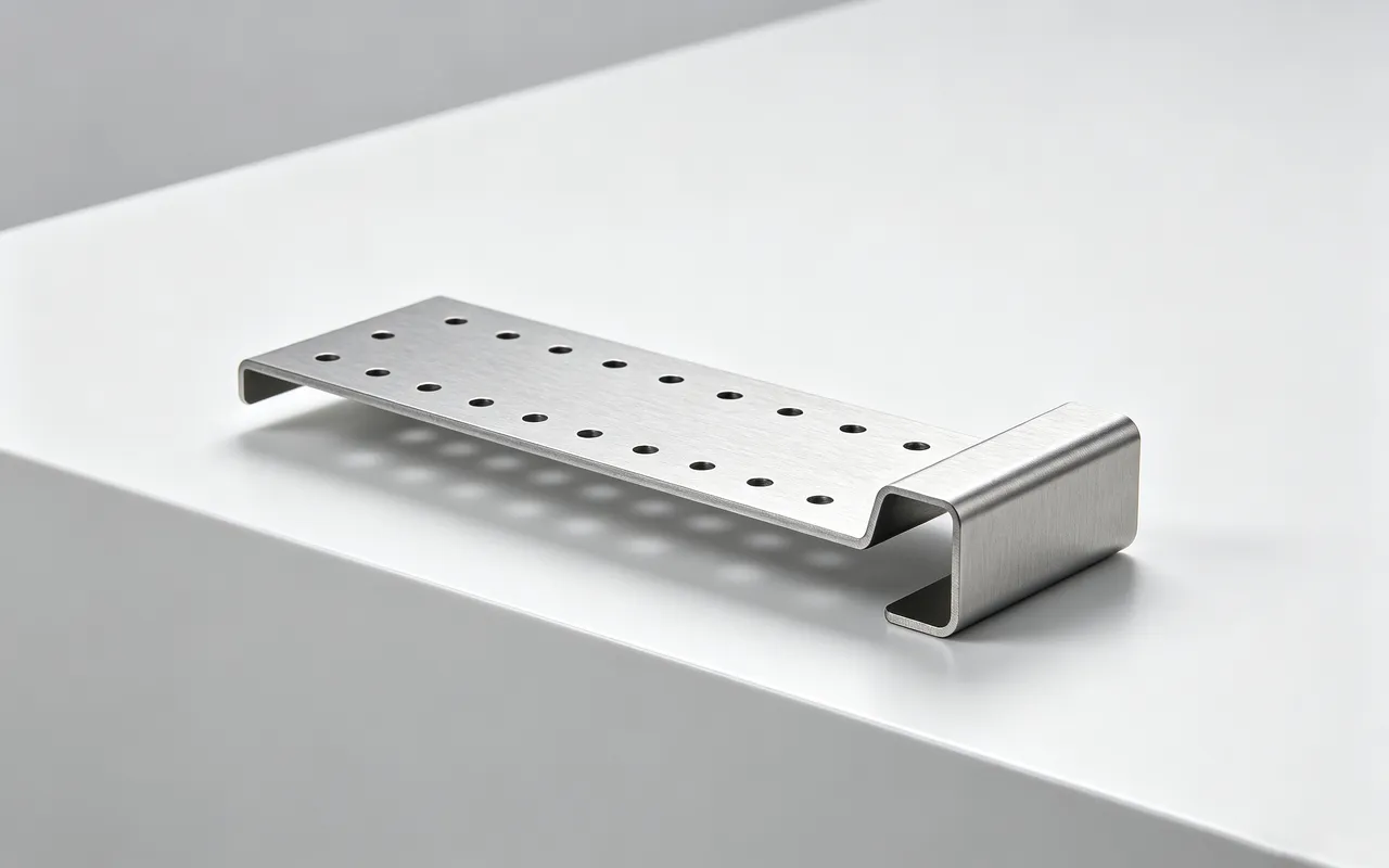 U-bent punched bracket